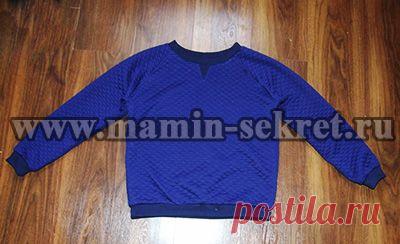 Как сшить толстовку или свитшот. простая выкройка