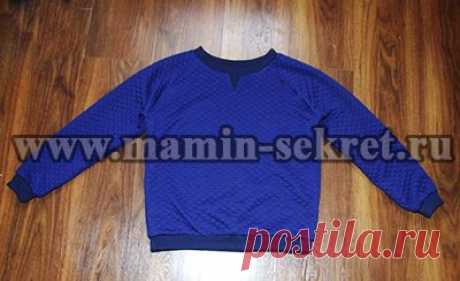 Как сшить толстовку или свитшот. простая выкройка