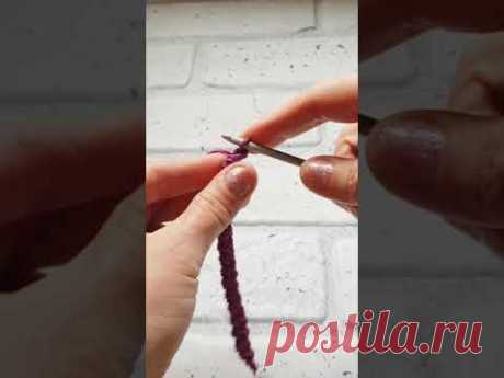 Вяжем плоский витой жгут крючком.❤ crochet. - YouTube
