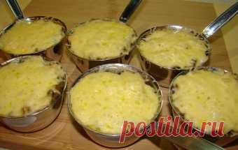 Жульен с курицей и грибами / Видео-рецепты / TVCook: пошаговые рецепты с фото