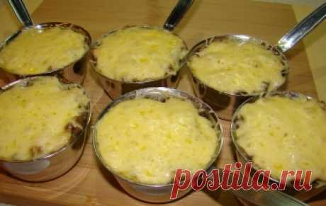 Жульен с курицей и грибами / Видео-рецепты / TVCook: пошаговые рецепты с фото