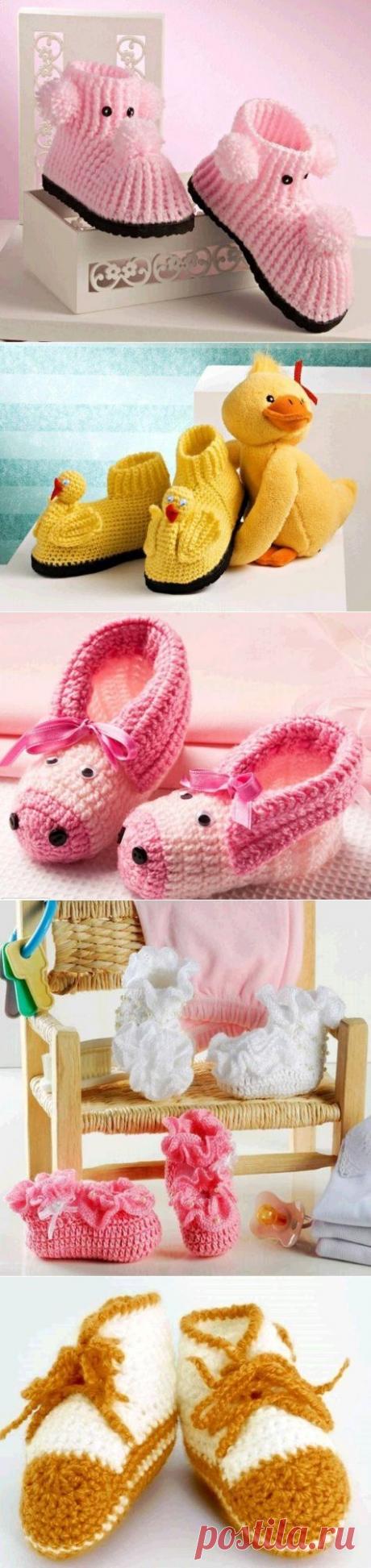 Несколько пинеток с простыми схемами вязания » В сети – себя просвети!