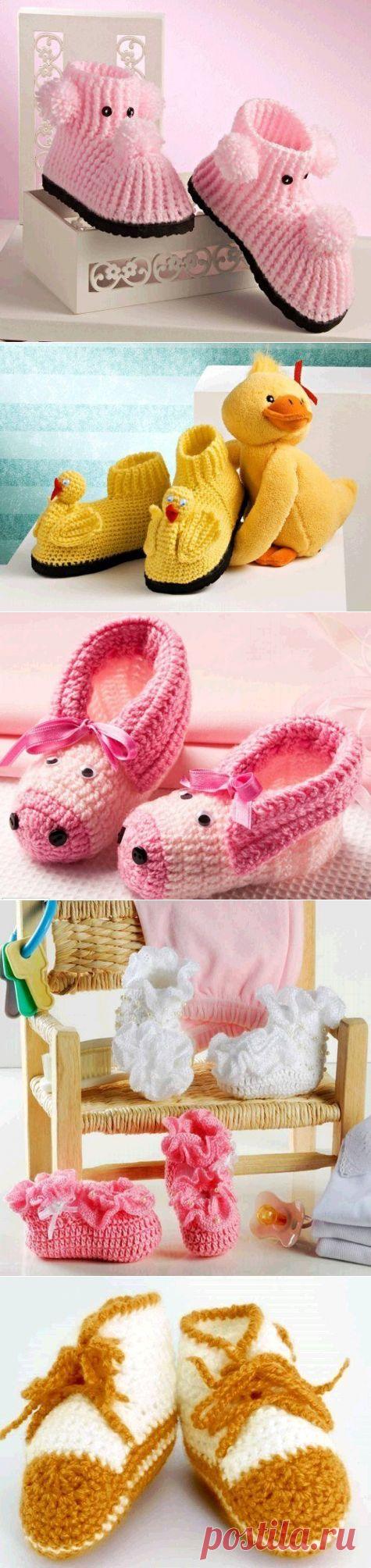 Несколько пинеток с простыми схемами вязания » В сети – себя просвети!