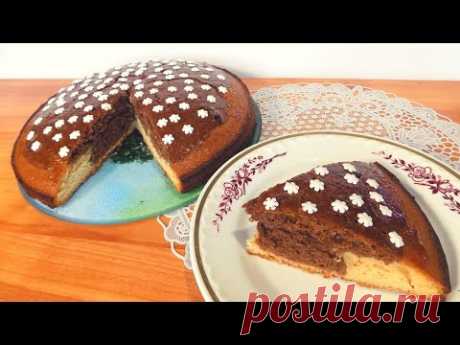 Пирог к чаю с медовым вкусом. Простой рецепт пирога на молоке приготовленного в духовке. - YouTube