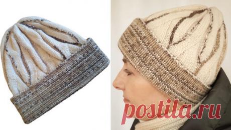 Оригинальная шапка бини. Мастер-класс. | Ажурные фантазии | Дзен