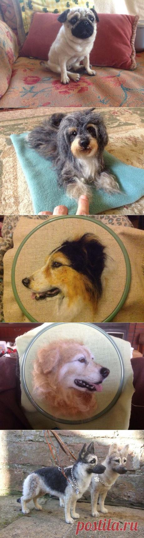 Невероятные игрушки из шерсти от самоучки — Рукоделие