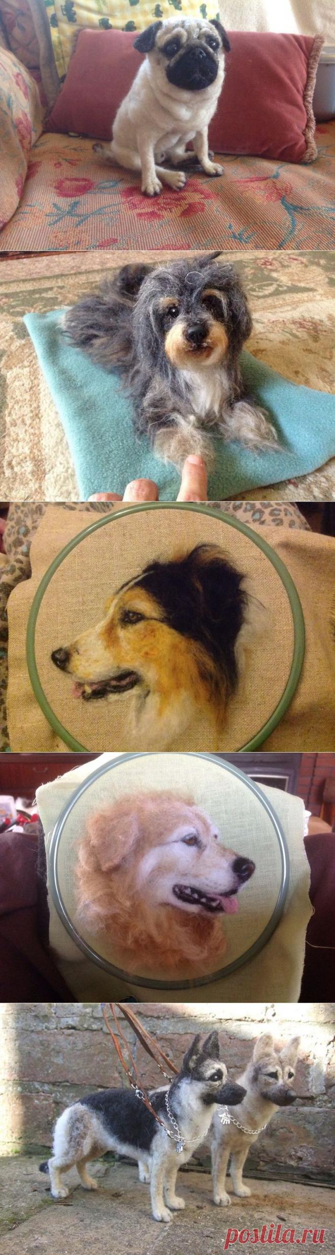 Невероятные игрушки из шерсти от самоучки — Рукоделие