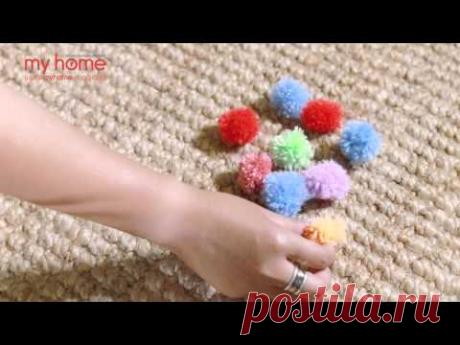 DIY Easy mini pom poms