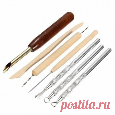 7PCS Воск гончарной глины Керамика пресс-форм - 213 руб.