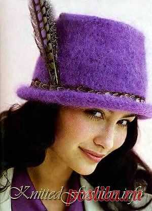 Фетровая шляпа (техника фелтинг) - KnittedFashion.info