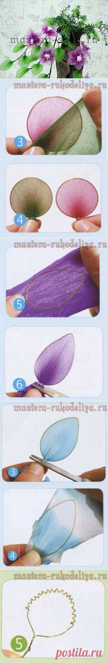 Мастера рукоделия - рукоделие для дома. Бесплатные мастер-классы, фото и видео уроки - Основы создания цветов из капрона: Лепестки и тычинки