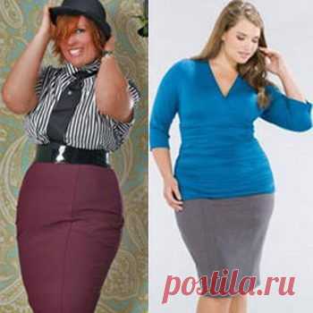 Модные юбки для полных женщин / Все для женщины
