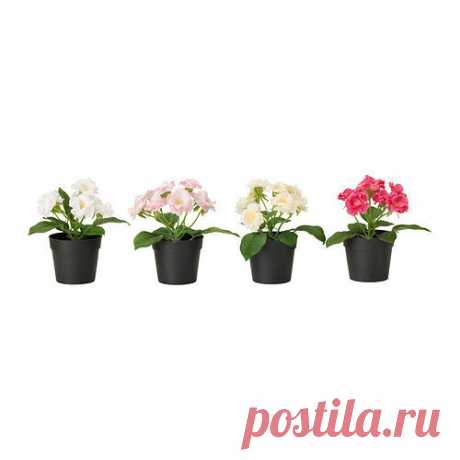 ФЕЙКА Искусственное растение в горшке, Роза разные цвета: продажа, цена в Караганде. емкости для растений от "Интернет-магазин "Дом Икеа" Товары для дома от Икеа в Караганде и Астане" - 30375220