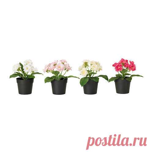 ФЕЙКА Искусственное растение в горшке, Роза разные цвета: продажа, цена в Караганде. емкости для растений от 
