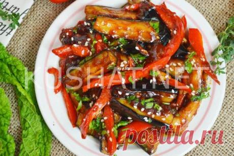 Баклажаны в кисло-сладком соусе. Пошаговый рецепт с фото - Кушать нет