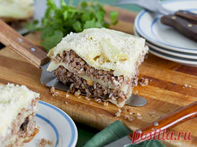 Рецепт: Капустная запеканка с гречневой кашей в мультиварке