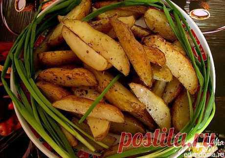 Картошечка красивая выходит да еще и очень вкусная!