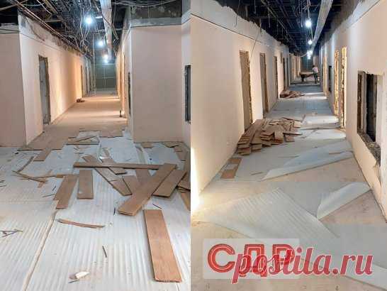Демонтаж помещений в московской больнице на 3 этажах | Компания работает в Москва и МО