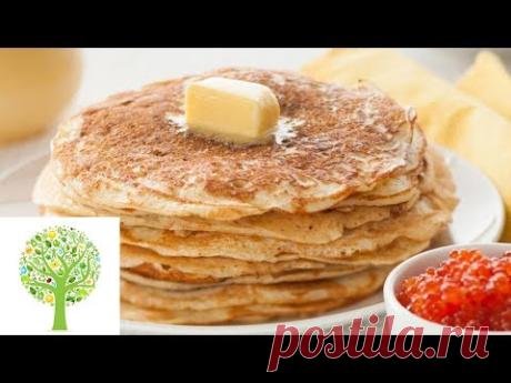 🍀 Нежные блины на ржаной закваске - вкусный рецепт 🍀