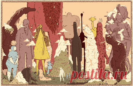 Я вытащила из книжной башенки первый том Хильды, чтобы просто полистать и иметь общее представление