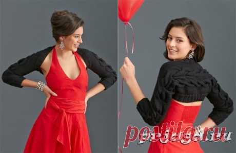 Женское пончо и болеро спицами или крючком - Результаты из #10