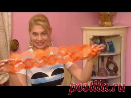 Хенд мейд. Интересные модные украшения из кружева и бижутерии. Видео мастер-класс