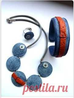 (42) Бусины из джинса. - Ярмарка Мастеров - ручная работа, handmade | Beadwork | Блог, Ручная Работа и Бисер