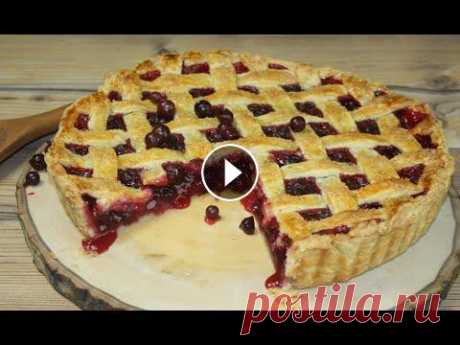 Ягодный пирог из черной смородины рецепт / Blackcurrant pie recipe Ягодный пирог из черной смородины. Когда очень хочется приближения лета, можно побаловать себя пирогом из ягод, ведь если свежие еще не доступны, в вы...