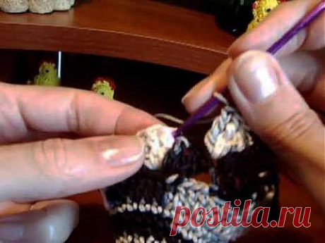 Вязаная Пасхальная Курочка (видео).