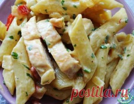 Макароны с курицей и сыром – кулинарный рецепт