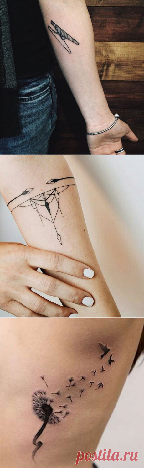 Модные тату для девушек – фото, идеи татуировки для девушек, маленькие тату