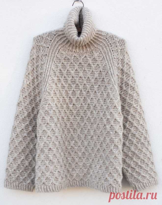 Вязаный свободный свитер Diamond Jumper - Вяжи.ру