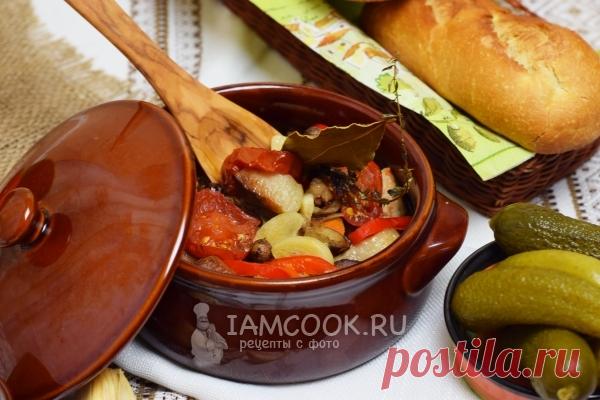 Жаркое по-домашнему в горшочках — рецепт с фото пошагово