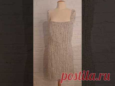 💥7 кг счастья! Столько весит #dress 🤦‍♀️Нравится?! #fashion #video #vintage #style #embroidery #sort