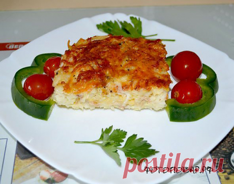 Запеканка из макарон с курицей &quot;Каша из топора&quot;