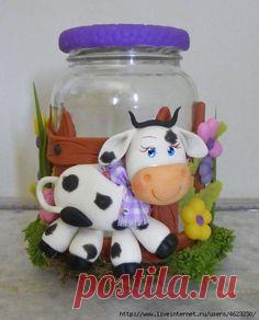 Мобильный LiveInternet И вновь баночки... Лепка | TomaMos - Дневник Тома |