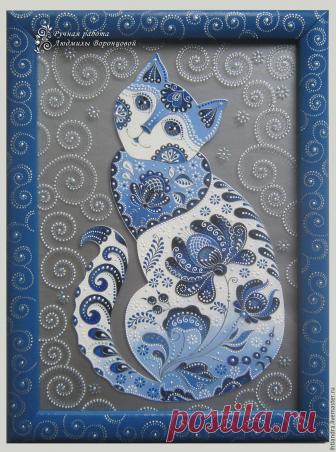 Панно Кошка Василина Витражная роспись по стеклу Авторская работа – купить в интернет-магазине на Ярмарке Мастеров с доставкой Панно Кошка Василина Витражная роспись по стеклу Авторская работа - купить или заказать в интернет-магазине на Ярмарке Мастеров | Ну как назвать эту очаровательную…