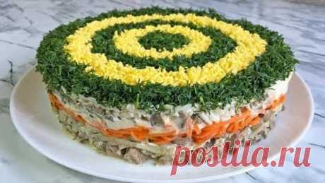 ПРАЗДНИЧНЫЙ САЛАТ "ВОСТОРГ" НЕВЕРОЯТНО ВКУСНЫЙ!!! / НОВОГОДНИЙ СТОЛ 2019 / Salad "Delight"
