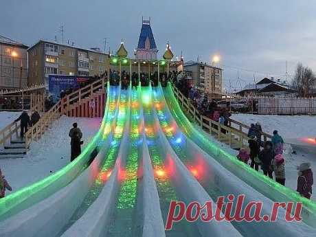 Вот это горки! г. Иркутск!