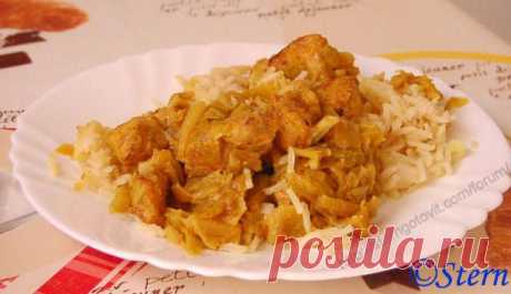 Куриные грудки с капустой по-восточному