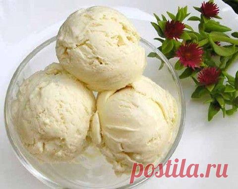 Домашнее ванильное мороженое | Домашняя кулинария