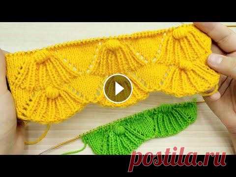 Ажурные узоры спицами / Невероятно красивый и очень простой ажурный УЗОР РАКУШКИ спицами / МК В данном мастер классе мы свяжем красивый ажурный узор спицами на удивление невероятно простой. Полотно получается легким и объемным. Подписывайтесь н...