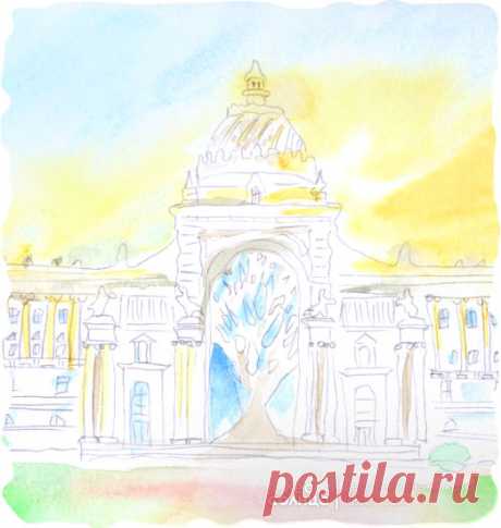 Казань | Акварель | Персональная именная сказка | Лес Солнца | Lessolnca.ru