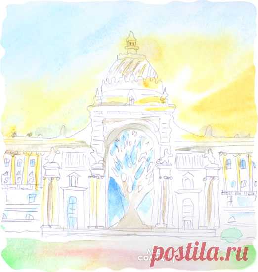 Казань | Акварель | Персональная именная сказка | Лес Солнца | Lessolnca.ru