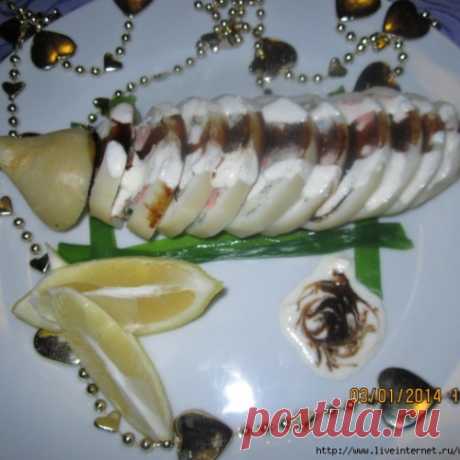 Фаршированный кальмар