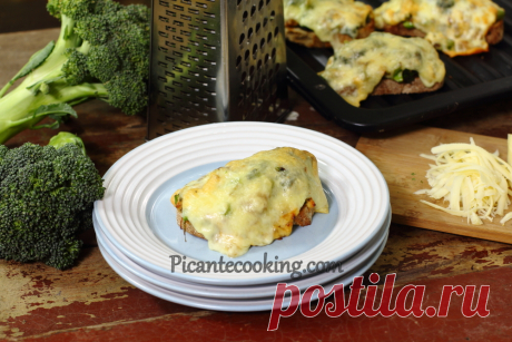 Гарячі канапки з броколі та сиру (Broccoli melts) | Picantecooking