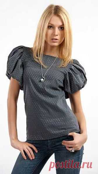 Блузка с рукавом-фонарик - шьём блузку своей мечты! Эта блузка так и притягивает взгляд! Главный козырь этой блузки — пышные рукава-фонарики. Сшить такую блузку очень просто. Прежде всего, необходимо построить Выкройку-основу блузкипо вашим меркам...