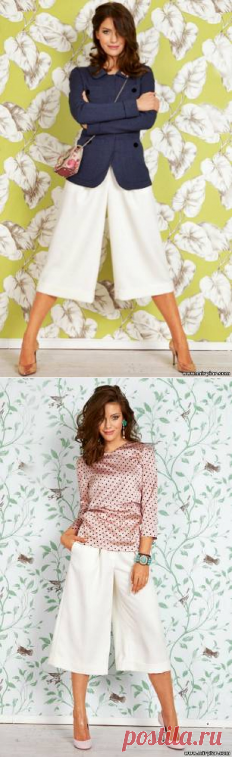 Юбка-брюки или брюки-кюлоты (шитье, выкройки)