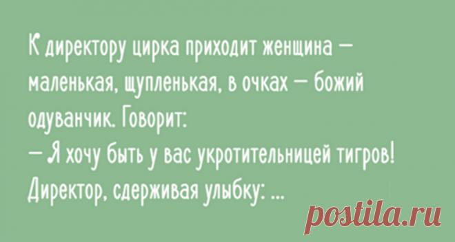 Самый лучший анекдот про цирк - ПОНЯТЬ И ПРОСТИТЬ