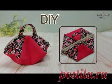 New Design Coin Purse/ Origami Zip Pouch/ hexagon pouch/Easy Daily Use Bag Make At Home New Design Coin Purse/ Origami Zip Pouch/ hexagon pouch/Easy Daily Use Bag Make At Home Material:Outer / Cotton fabric      16 cm × 29.5 cm = 2 pcsLiner / Co...
